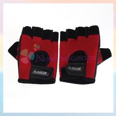 Pair Bike Bicycle Anti slip Half Finger Gloves Cycling Riding Climbing 