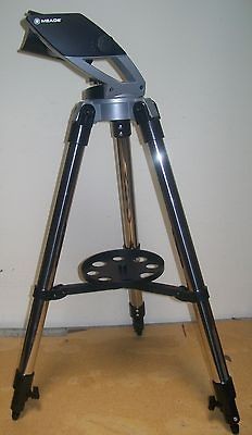 Meade NG Series Telescope MOUNT & TRIPOD with Tray, Adjustable, NEW