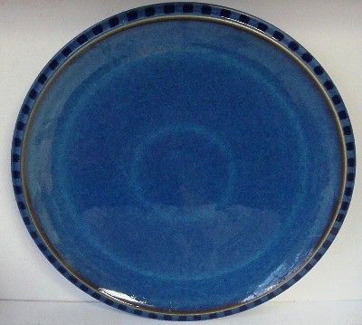 DENBY LANGLEY REFLEX BLUE ON BLUE SALAD PLATE /S GREAT