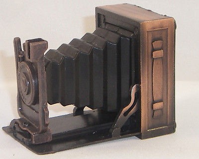 MINIATURE BOX CAMERA DIE CAST PENCIL SHARPENER