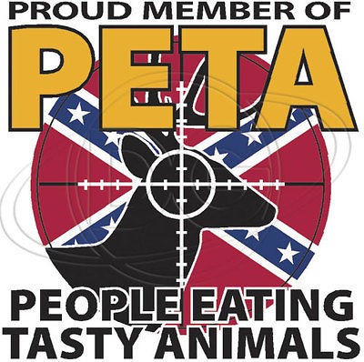 Funny Hunting T Shirt Proud Member Of Peta People Eating Tasty 