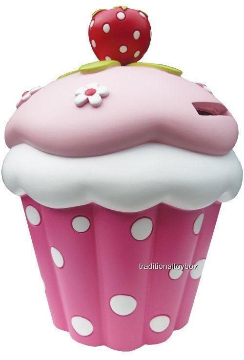   Cupcake Money Box Girls Gift Boxed room decor gift Piggy Bank