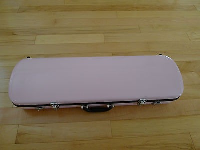 Newly listed High Quality Fiberglass Violin Case 4/4   RED WINE   Fine 