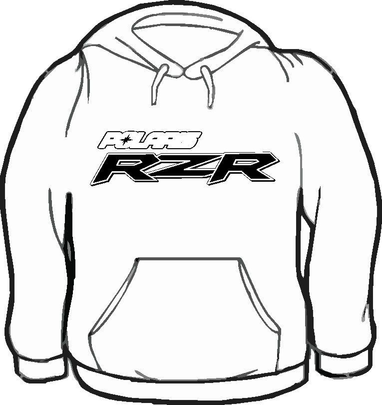 polaris HOODED SWEATSHIRT rzr ranger atv side x side rush shift iq rmk 