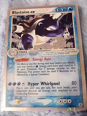 Pokemon Card BLASTOISE EX ULTRA RARE HOLO *MINT* FIRERED LEAFGREEN 104 