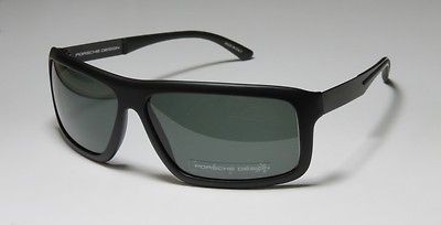 NEW PORSCHE DESIGN 8467 A BLACK/GREEN AUTHENTIC DESIGNER SUNGLASSES 