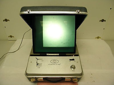 PORTABLE WSI VIEWER Microfiche Reader Quadra Scan in Suit case