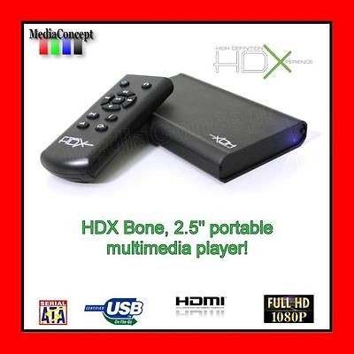 HDX Bone 2.5 Portable multimedia Network Media Player