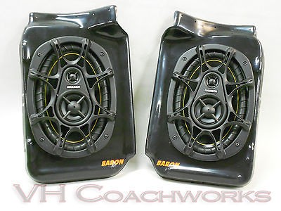   70 71 72 Chevy Truck Rear Speaker Enclosures  KICKER 6x9 speakers C10