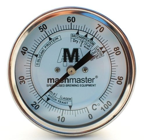 Weldless Bi Metal Thermometer home brew mash tun kettle