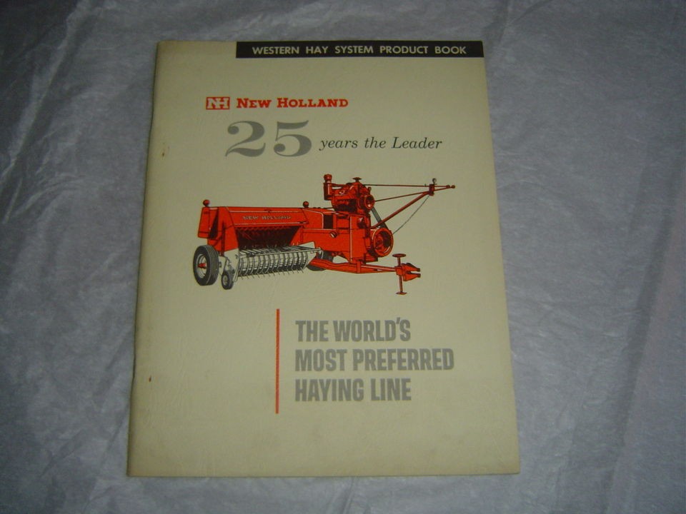 New Holland hay system product manual book brochure 290 1290 hayliner 