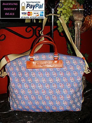 Dooney and Bourke GUC Signature Juliette~DENIM & DREAMY LQQK