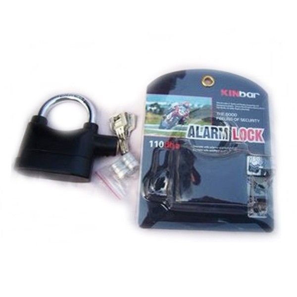 Hot Sale Alarm Padlock / Lock for Motorcycle Scooter Quad Bike