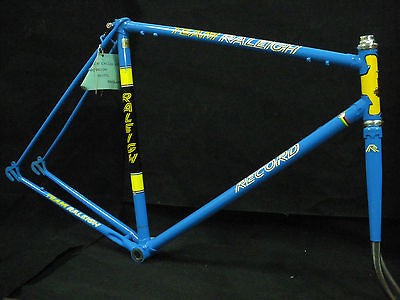 Vintage Bicycle Race FRAME set 22,5 RALEIGH RECORD for 27 wheel NOS 