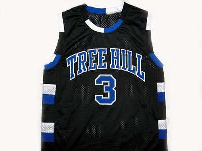 LUCAS SCOTT #3 ONE TREE HILL RAVENS JERSEY WHITE   ANY SIZE