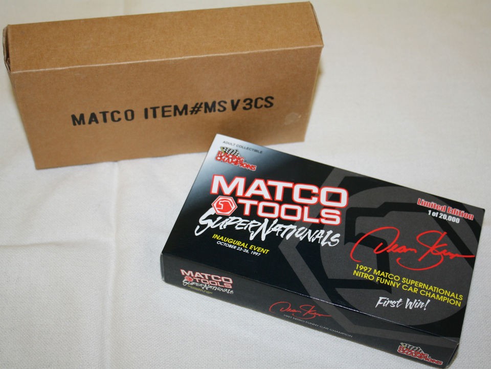 64 Die Cast Bank Racing Champions Matco Tools Dean Skuza Funny Car 