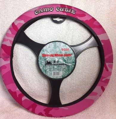 Pink Camo Steering Wheel Cover With or Without Camo Cutie