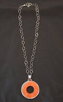 SILPADA Sponge Coral Pendant Sterling Silver Necklace   RET   N1564