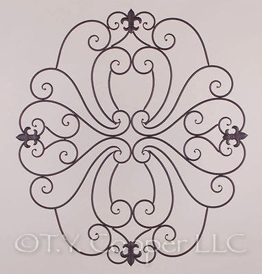 Wrought Iron Metal 34x31 Wall Decor Grille Grill 2174