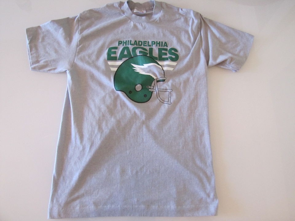 VINTAGE 80s PHILADELPHIA EAGLES NFL FOOTBALL RETRO SPORTS T SHIRT