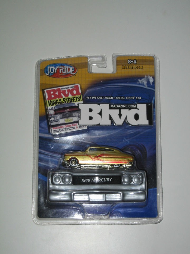 1949 MERCURY TOY CAR BLVD MAGAZINE JOY RIDE NIB 164 DIE CAST 