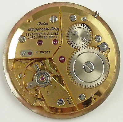 Jules Jurgensen Caliber 330   Complete Running Wristwatch Movement 