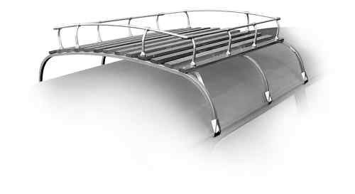 VW Bus Roof Rack Type 2 79 and down, With Wood Slats