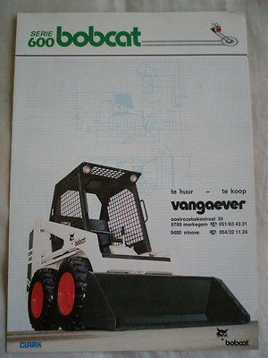 Clark Bobcat Series 600 Truck brochure 1982 Dutch text