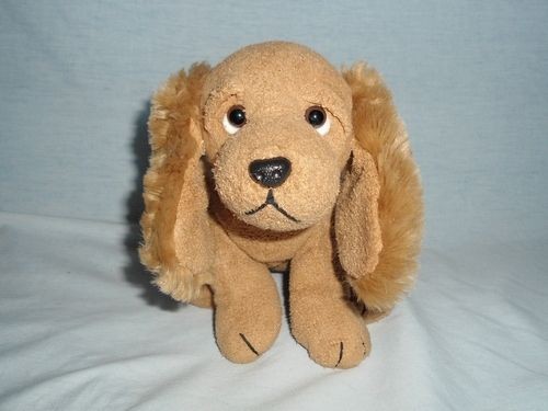 HTF Russ Berrie 11 plush Luv Pets SCOOTER Cocker Spaniel Dog Ape 