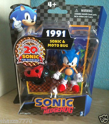 SONIC THE HEDGEHOG SONIC & MOYO BUG FIGURINE NEW SEALED BOX