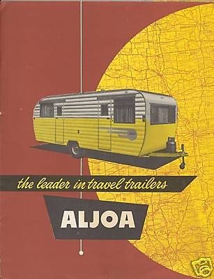   Trailer Brochure Catalog Spartan Aljo Terry Shasta Fan 1955 58 RV