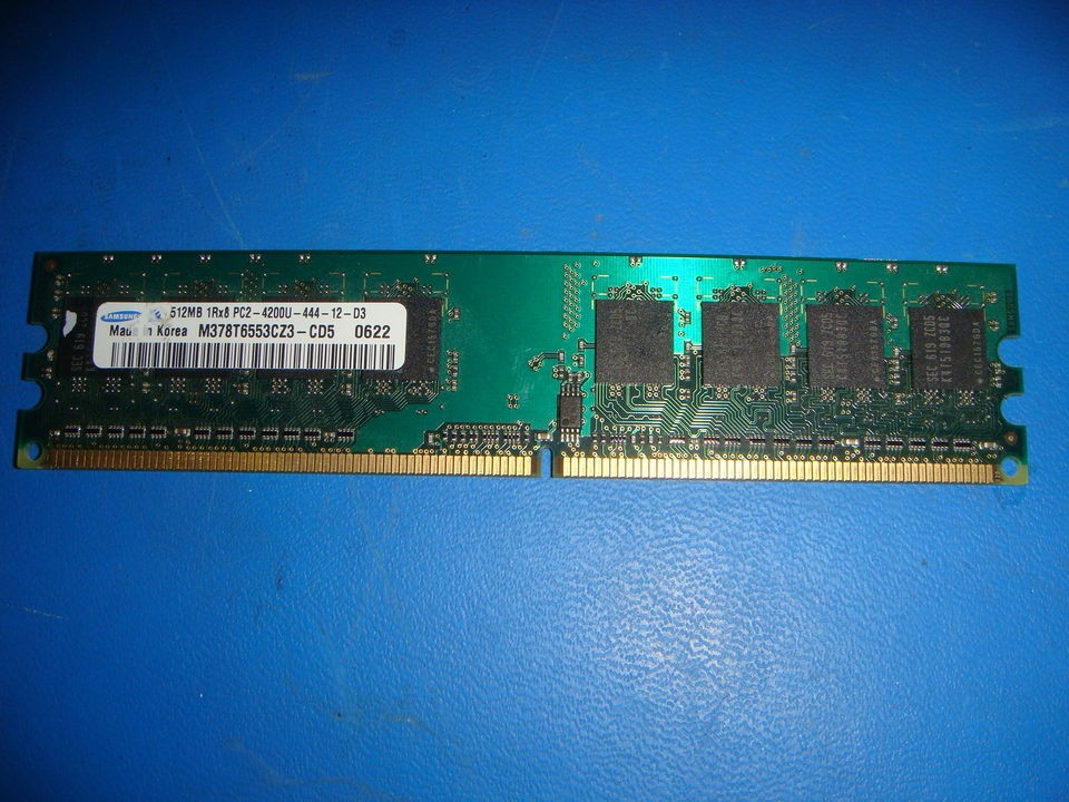 SAMSUNG M378T6553CZ3 CD5 512 DDR2 PC2 4200 240Pin 533MHz NON ECC 