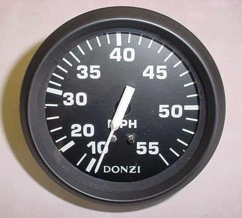 FARIA BOAT SPEEDOMETER~DO​NZI 55 MPH~SPEEDO GAUGE~NEW LOW PRICE