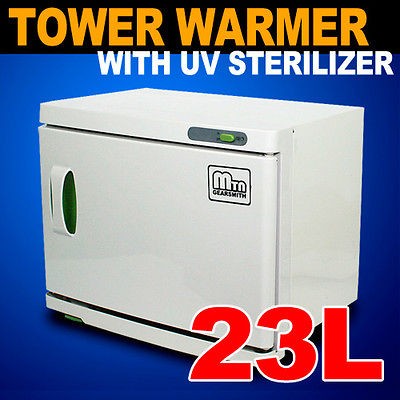 New 23L UV Light Sterilizer Hot Towel Warmer for Home Salon Single 