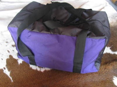 Purple and Black Gear Bag Rodeo BrindleBeater Bullriding PBR Bull 