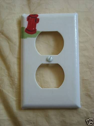 Outlet Cover MadeW Pottery Barn Fire Truck Engine No. 1