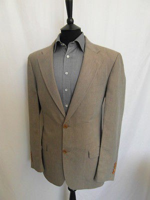 MENS ZARA MAN SUIT JACKET BLAZER 42R PIN JIM300