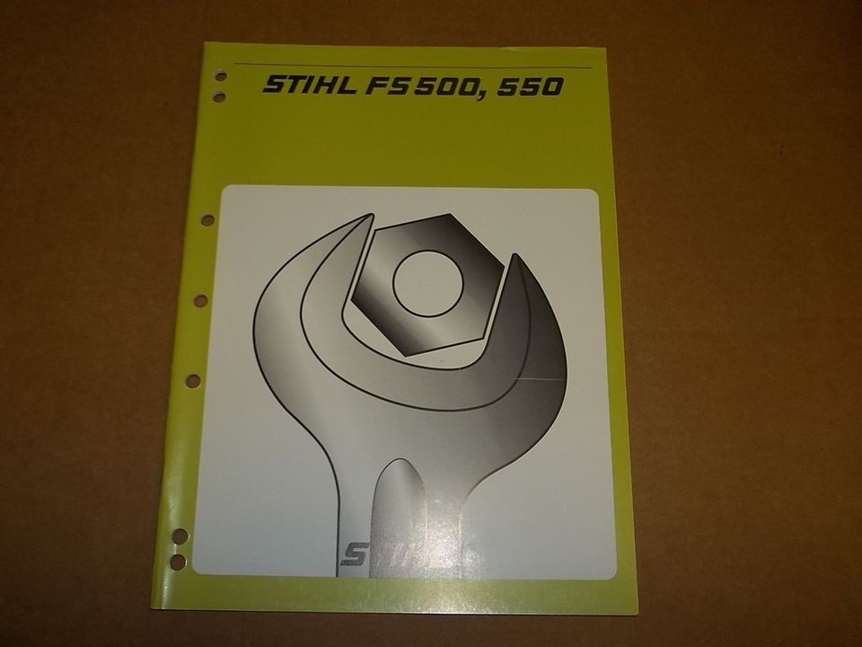 d176] Stihl Service Manual FS500, 550 String Trimmer