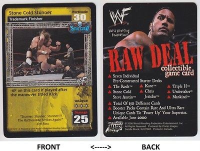 Raw Deal Stone Cold Stunner Promo Non foil