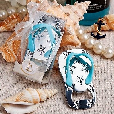 12 25 50 or 100 Beach Themed Flip Flop Bottle Opener Wedding/Shower 