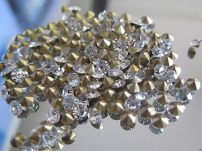 1440pc FULLY Machine Cut MC Rhinestone Chatons CRYSTAL PP23 CLEAR 