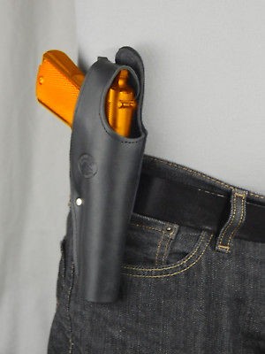 BLACK LEATHER HOLSTER for TAURUS 1911 PT 92 99 100 101