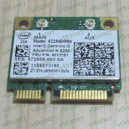   622ANHMW 6200an wireless mini pcie card for HP compaq LENOVO thinkpad