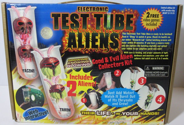 Nuvo ELECTRONIC TEST TUBE ALIENS Good EVIL COLLECTORS KIT RARE VHTF 