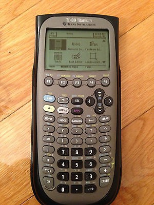 Texas Instruments 89 Titanium Scientific Calculator Used Great Working 