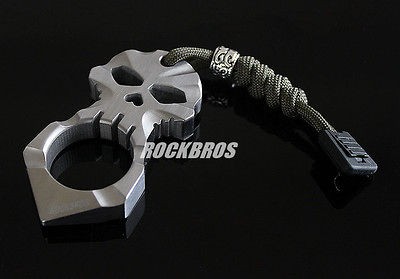 ROCKBROS Titanium Ti Skull Cross Skeleton Design Charm Pendant Self 