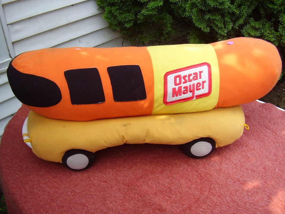 LARGE Stuffed Oscar Mayer Weinermobile. Needs Some TLC.