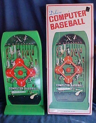   1976 Epoch Deluxe Computer Baseball Pinball Pachinko Bagatelle Game