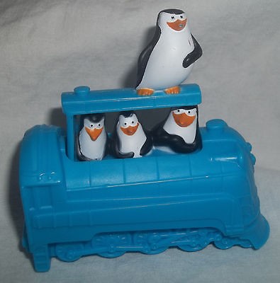 McDonalds Toy Madagascar 3 2012 Penguins Train # 4 Blue Circus Toy 