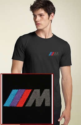 BMW M EMBROIDERED Car M3 T Shirt Black NEW & ALL SIZES